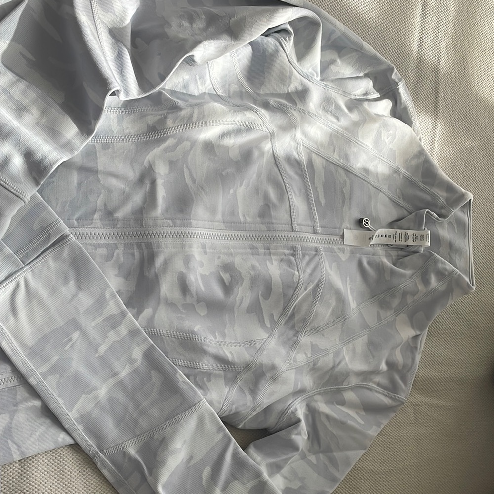 Lululemon Gray Camo Activewear Top